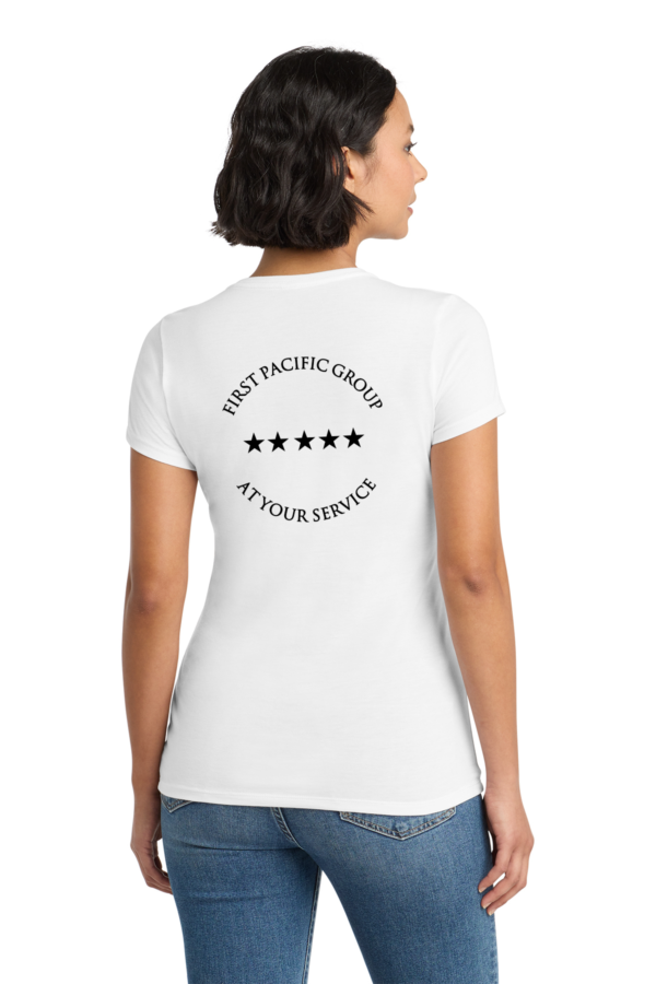 Premium District Women’s Perfect Tri V-Neck Tee - Image 4