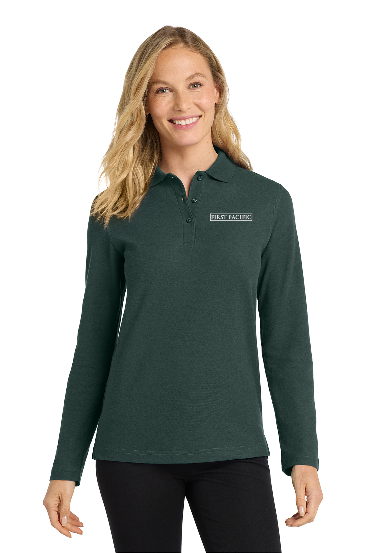 Port Authority Women's Silk Touch Long Sleeve Polo L500LS