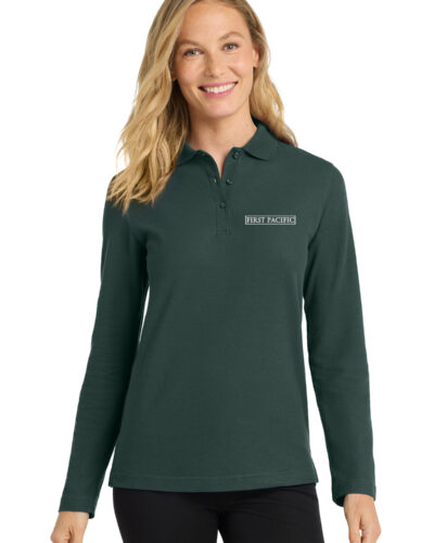 Port Authority Women's Silk Touch Long Sleeve Polo L500LS